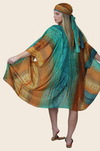 Kamari "Northward" Silk Kaftan