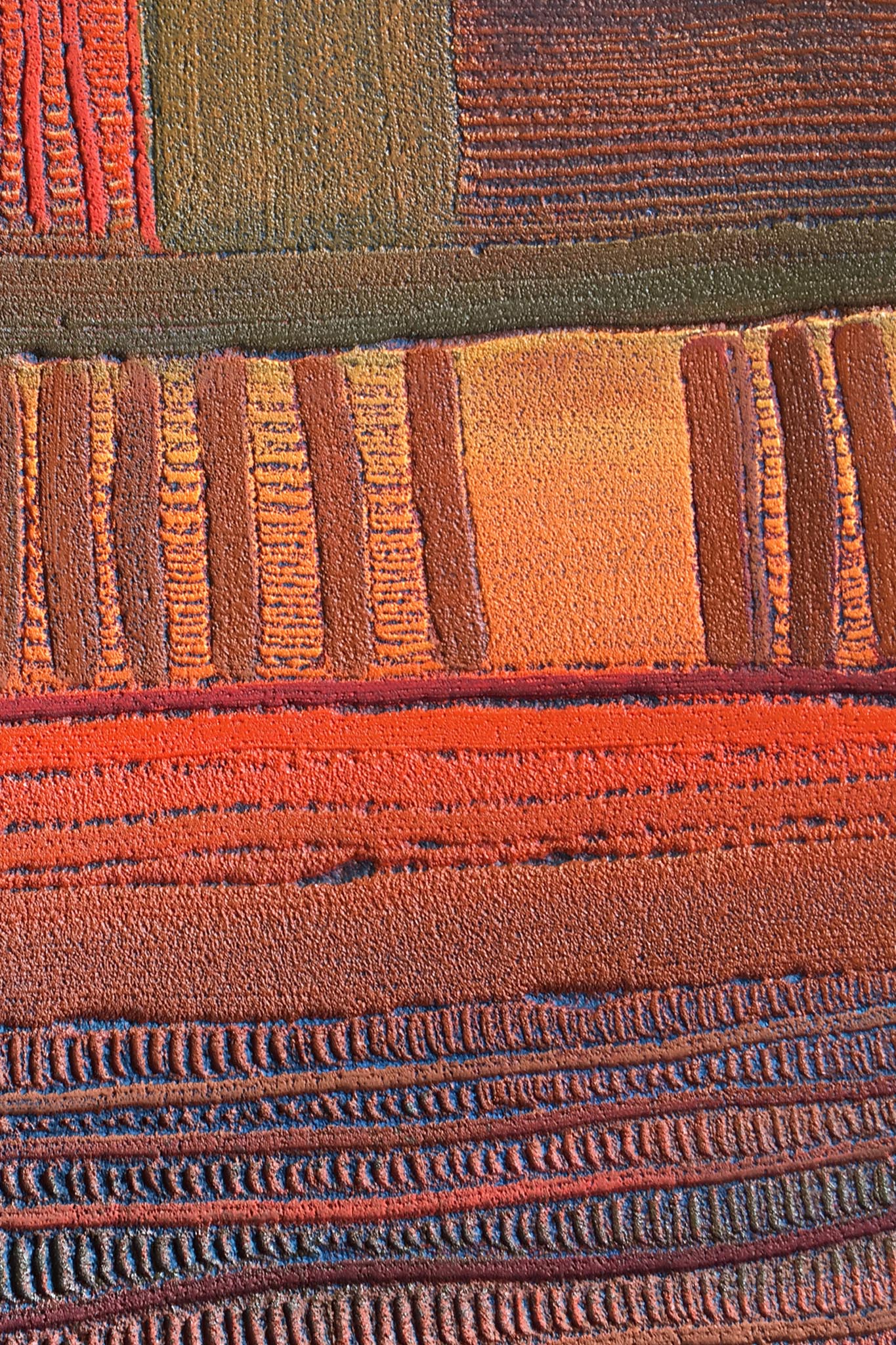 Borii Parai "Songlines Country" Silk Scarf