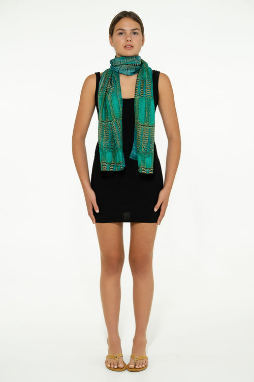 Kaling "Water" Silk Scarf