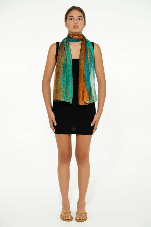 Kamari "Northward" Silk Scarf